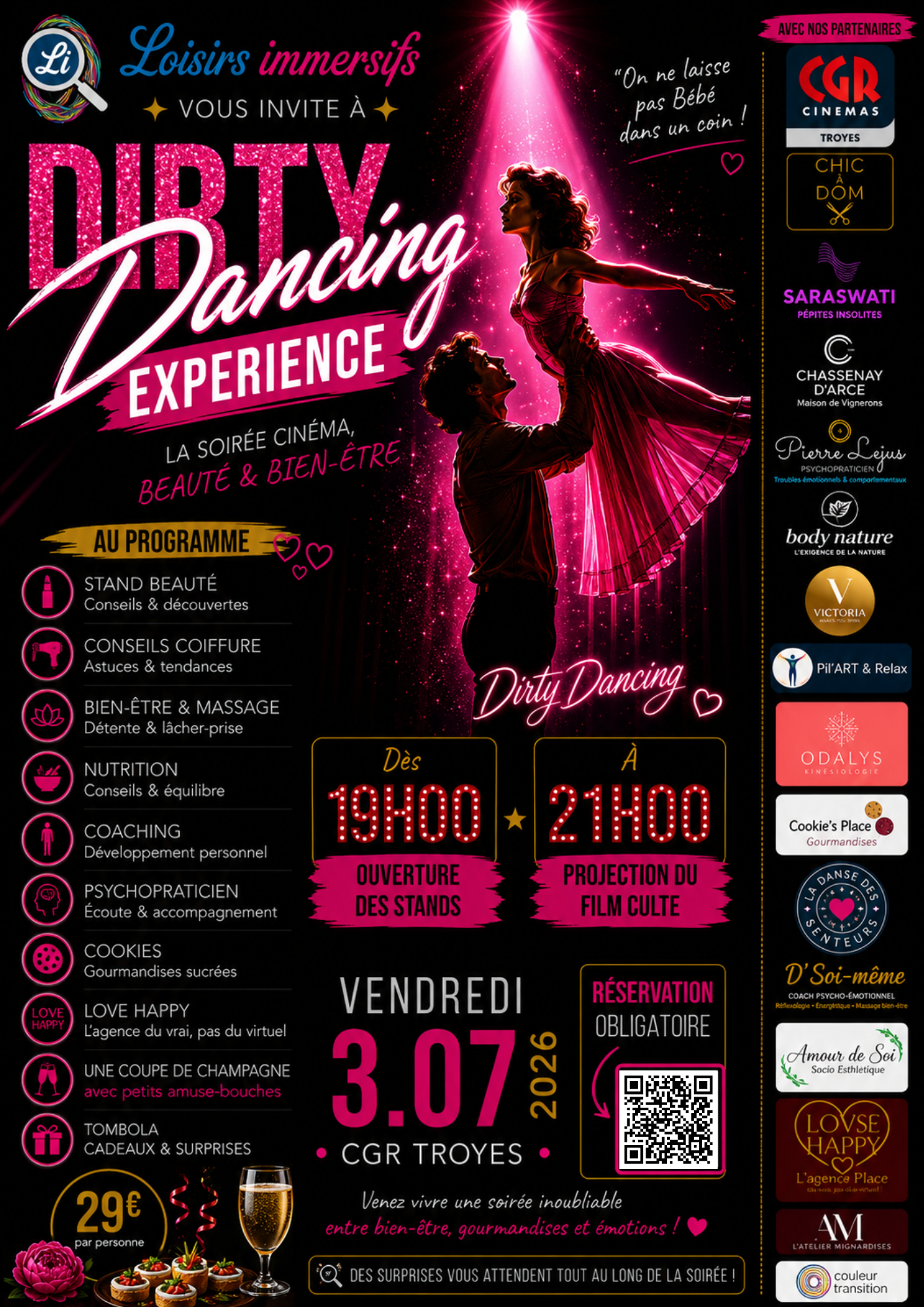 Dirty Dancing Experience au CGR de Troyes le 03.07.2026