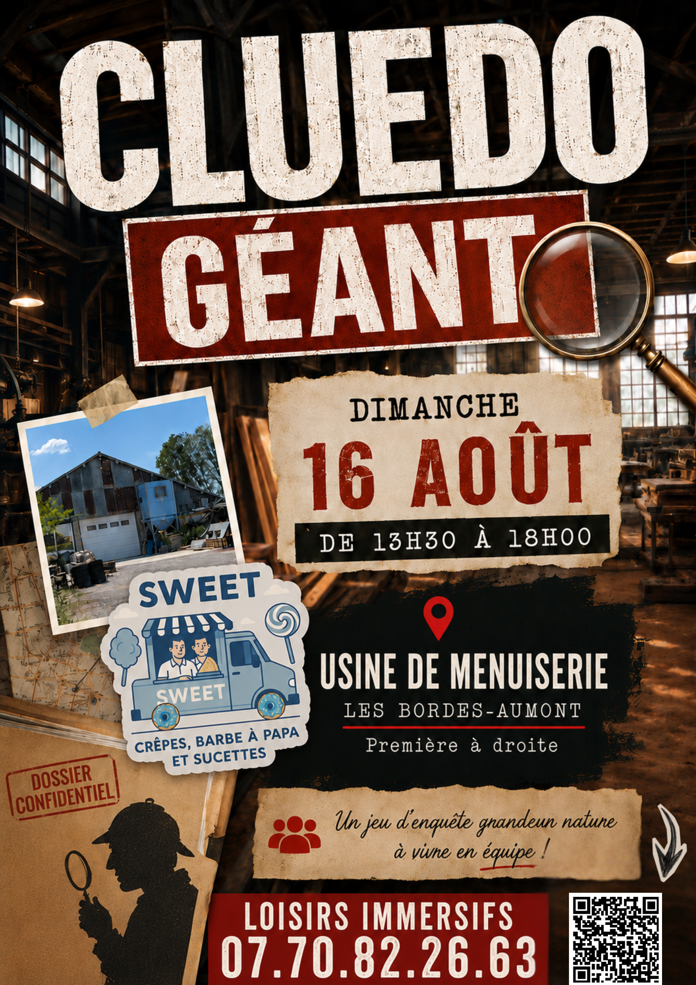 Cluedo Géant à Les Bordes-Aumont le 16.08.2026