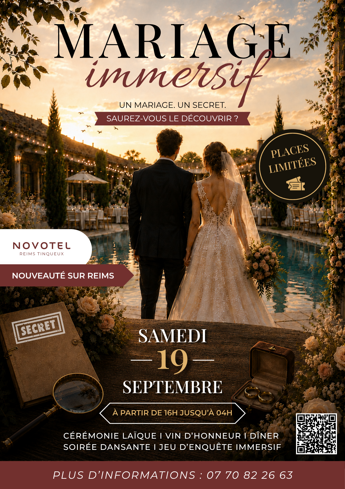 Le Mariage Immersif au Novotel Tinqueux à Reims le 19 septembre 2026