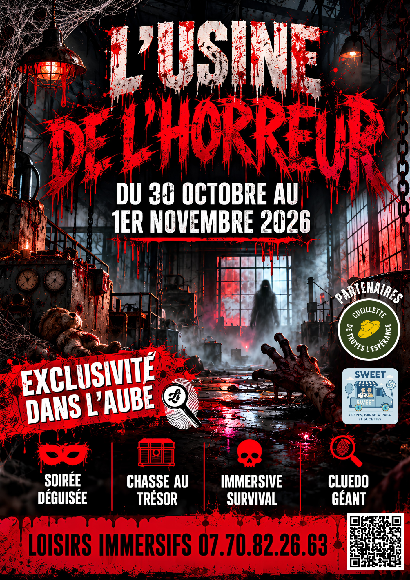 Halloween : L'Usine de l'Horreur aux Bordes-Aumont le 31 octobre 2026